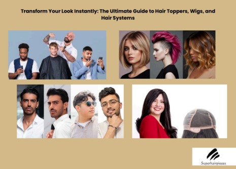 Transform Your Look Instantly: The Ultimate Guide to Hair Toppers, Wigs, and Hair Systems 