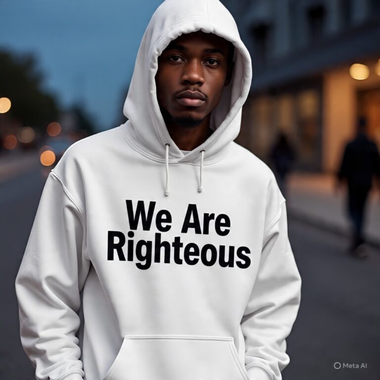 We Are Righteous Hoodie Wear Your Values with Pride