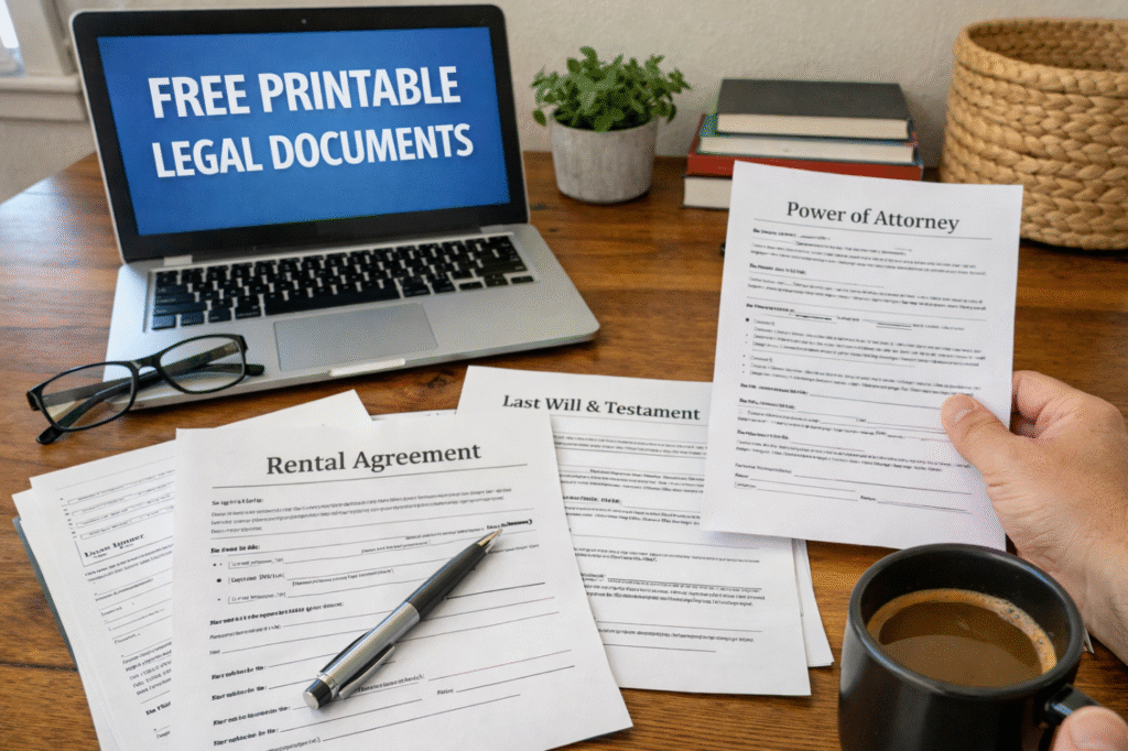 Things to Consider Before Using Free Printable Legal Documents